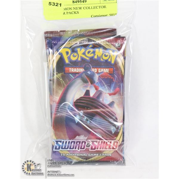 X4 POKEMON NEW COLLECTOR BOOSTER PACKS