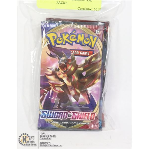 X4 POKEMON NEW COLLECTOR BOOSTER PACKS