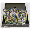 Image 1 : 4 SEALED POKEMON 3 CARD BOOSTER PACKS