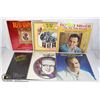 Image 1 : BUNDLE OF 6 COUNTRY RECORDS INCLUDING ROGER MILLER