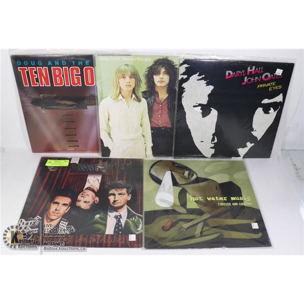 BUNDLE OF 5 ROCK RECORDS INCLUDING CHEAP TRICK,