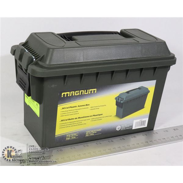 NEW MAGNUM .30 CAL PLASTIC AMMO BOX