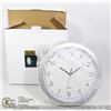 Image 1 : NEW 10" WALL CLOCK WITH HIDDEN STORAGE SPACE