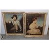 Image 1 : TWO VINTAGE PAINTING BOY AND GIRL