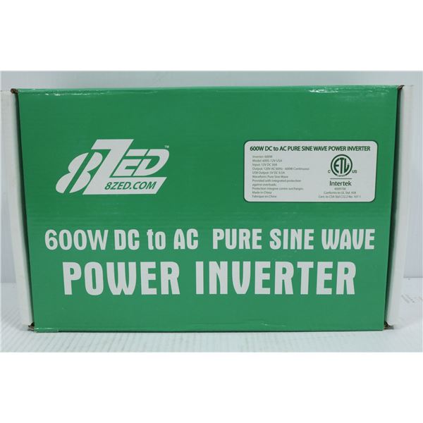 600W PURE SINE WAVE INVERTER 12V