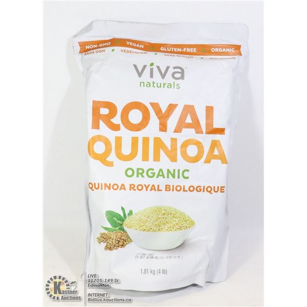 BAG OF VIVA NATURALS ROYAL QUINOA ORGANIC