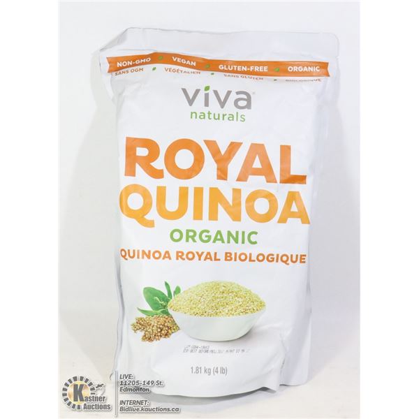 BAG OF VIVA NATURALS ROYAL QUINOA ORGANIC