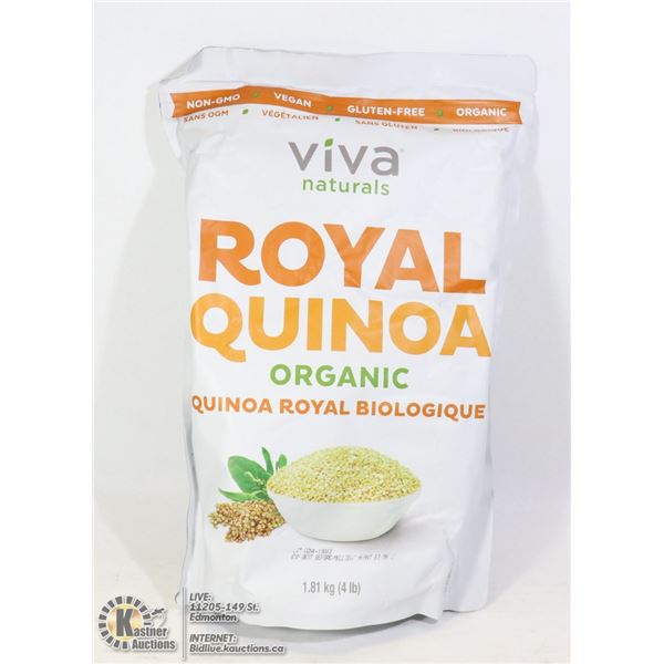 BAG OF VIVA NATURALS ROYAL QUINOA ORGANIC