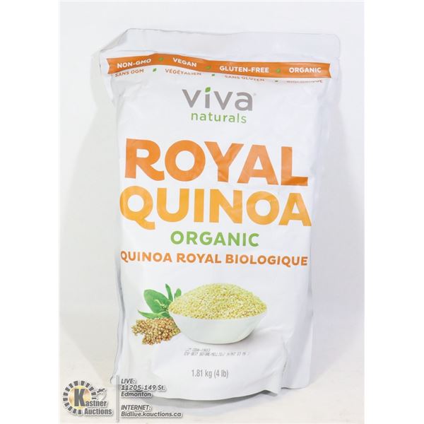 BAG OF VIVA NATURALS ROYAL QUINOA ORGANIC