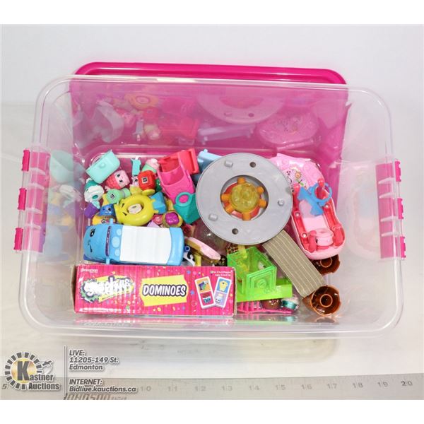 SHOPKINS TOYS COLLECTIONS WITH DOMINO SET