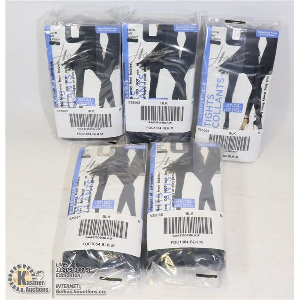 BAG OF BLACK SIZE MEDIUM SMOOTHING PANTIES