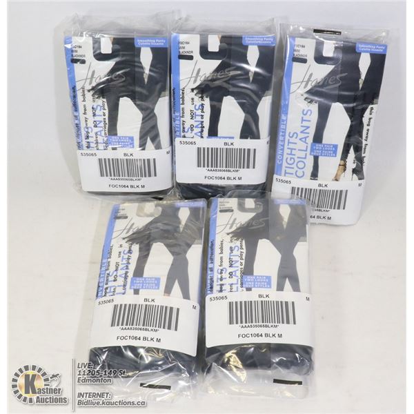 BAG OF BLACK SIZE MEDIUM SMOOTHING PANTIES