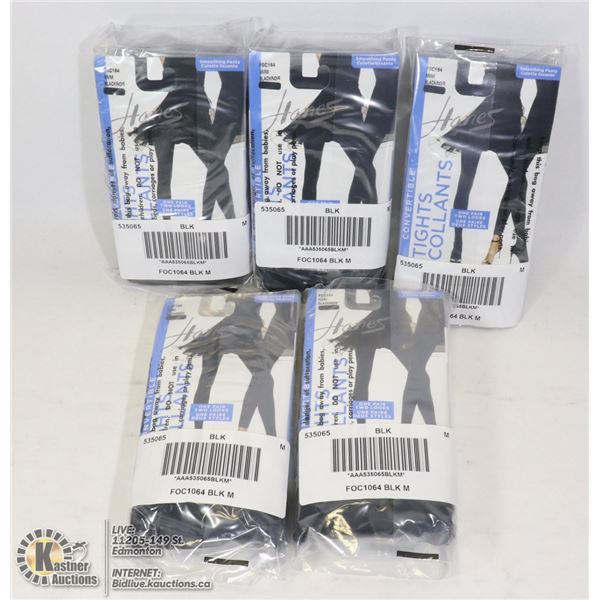 BAG OF BLACK SIZE MEDIUM SMOOTHING PANTIES