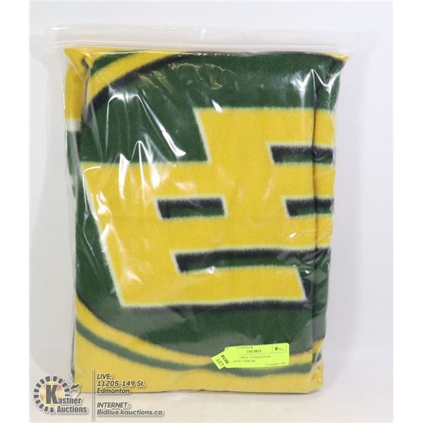 COLLECTIBLE "EDMONTON ESKIMOS" THROW