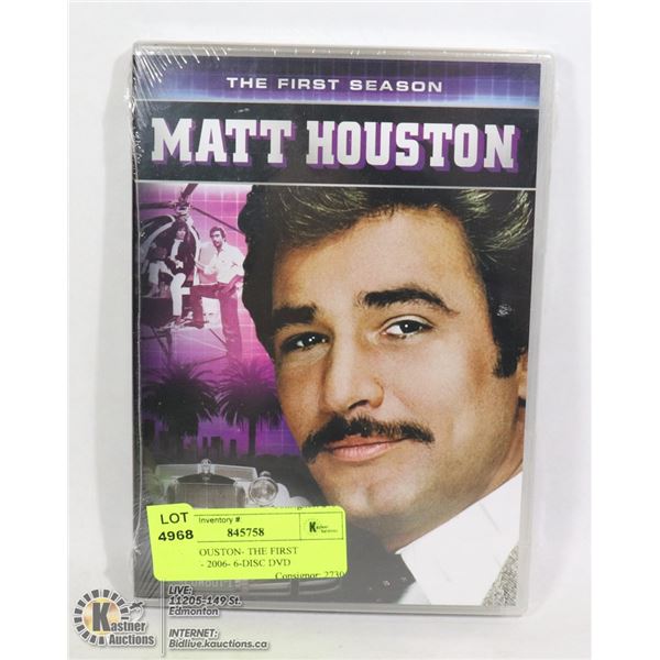 MATT HOUSTON- THE FIRST SEASON- 2006- 6-DISC DVD
