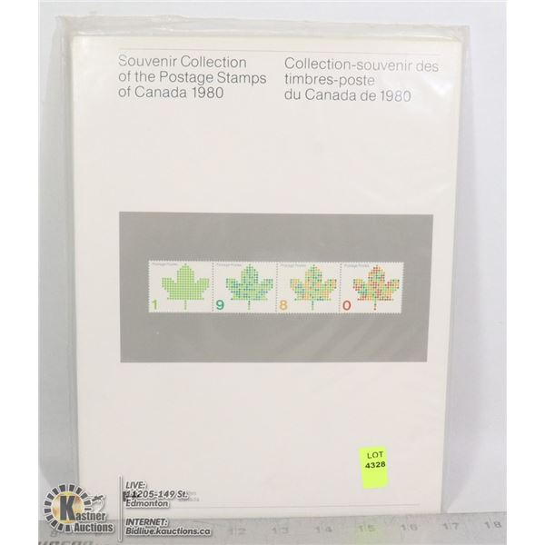 1980 CANADIAN SOUVENIR COLLECTION STAMP SET