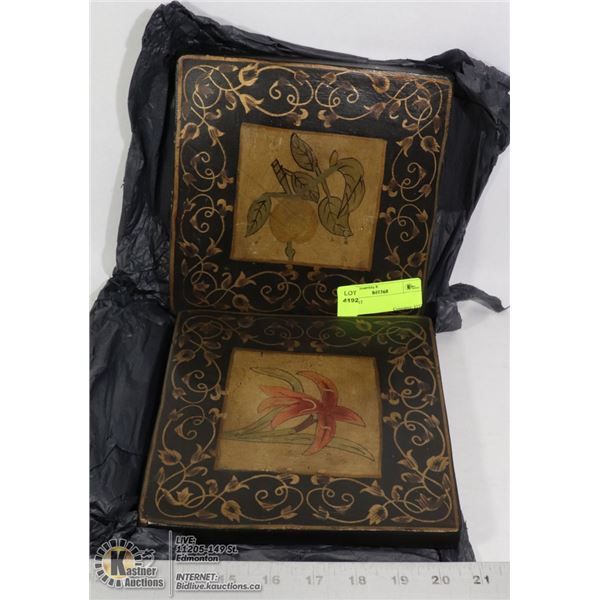 LOT OF 2 TILE ART