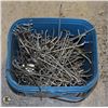 Image 1 : BIN OF PEG BOARD HOOKS