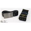 Image 1 : BOX WITH BLACK CANVAS MILITARY BELT AND