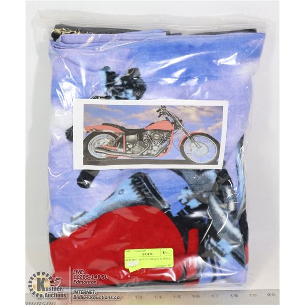NEW MOTORCYCLE BEACH TOWELS - GENERAL,