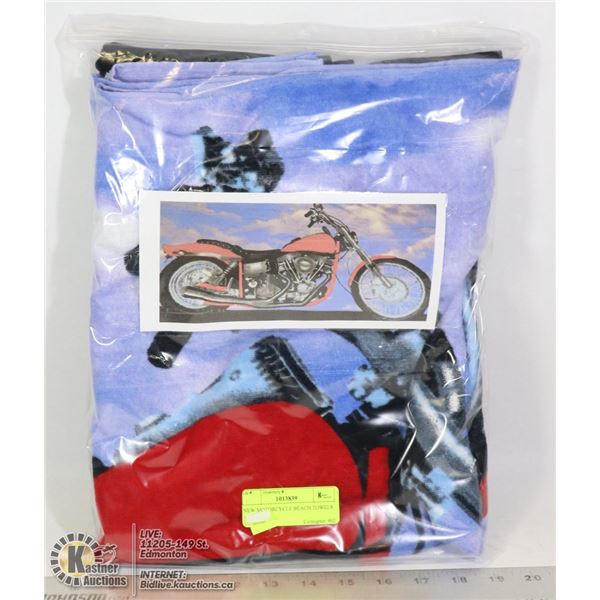 NEW MOTORCYCLE BEACH TOWELS - GENERAL,