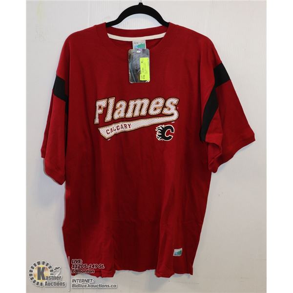 NEW OFFICIAL NHL CALGARY FLAMES T-SHIRT -