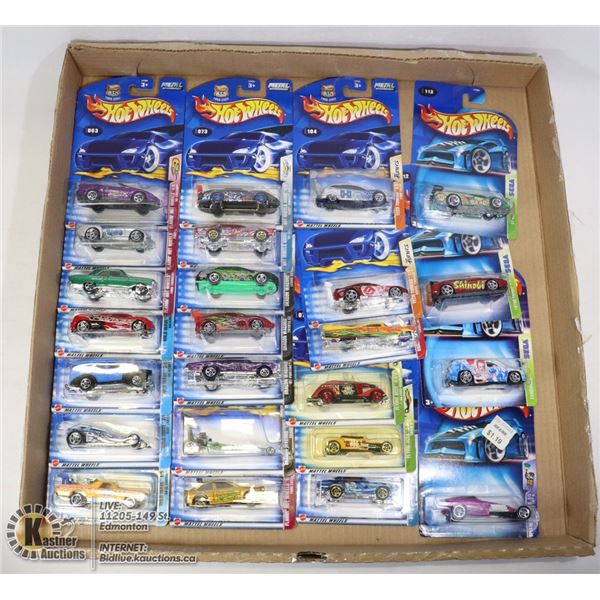 24 HOT WHEELS - 2003 SEGMENT SERIES NEW IN PACKAGE