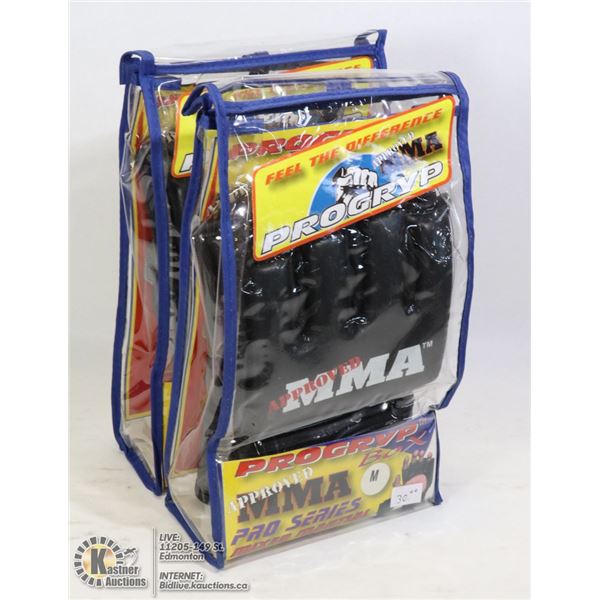 2 PAIRS OF MMA GLOVES SIZE M