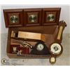 Image 1 : BOX OF ANTIQUE CLOCKS