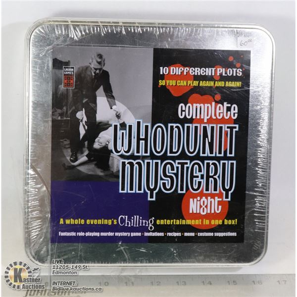 COMPLETE WHODUNIT MYSTERY NIGHT