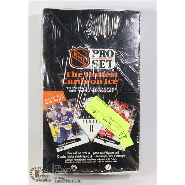 NHL PRO SET CARDS