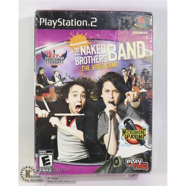 PS2 THE NAKED BROTHERS BAND GAME