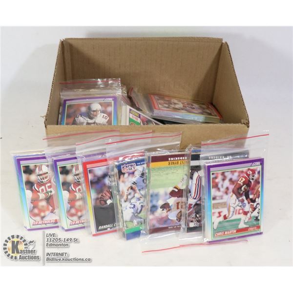 BOX OF NFL CARDS
