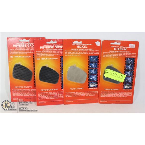 SPIN DOCTOR GOLF CLUB INSERTS