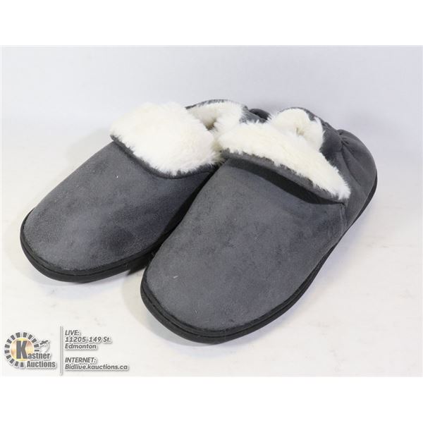 GREY SIZE XL SLIPPERS