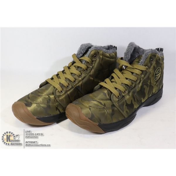 PAIR OF NEW FASHION CAMO MENS SHOES SIZE EU 45