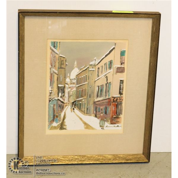 PRINT MAURUE UTRILLO