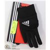 Image 1 : NEW ADIDAS WINTER RUNNING GLOVES SIZE: MEDIUM