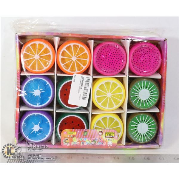 24PC FRUIT CRYSTAL MUD