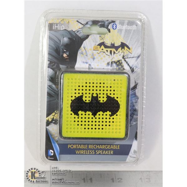 NEW BATMAN BLUETOOTH RECHARGEABLE SPEAKER