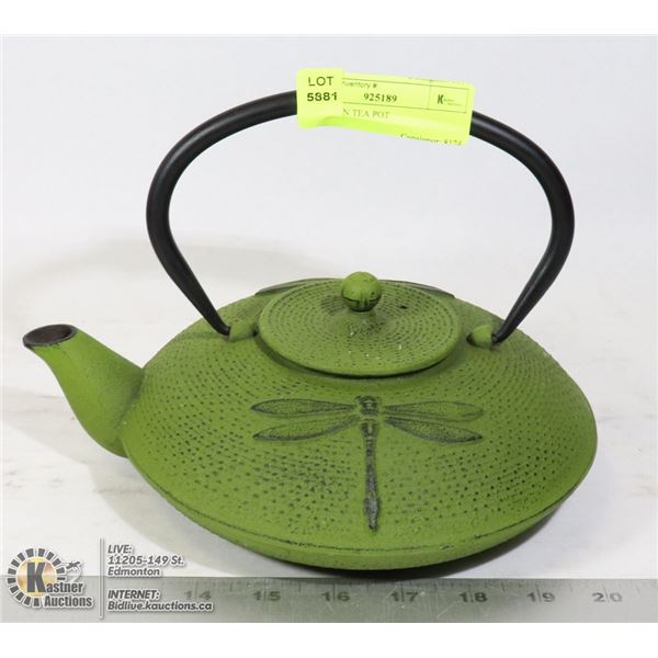 CAST IRON TEA POT