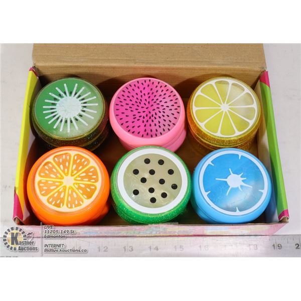 18PC SET OF FRUIT SHAPED NON EDIBLE KIDS TOYS