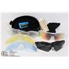 Image 1 : SPORTS SUNGLASSES WITH EXTRA LENSES AND