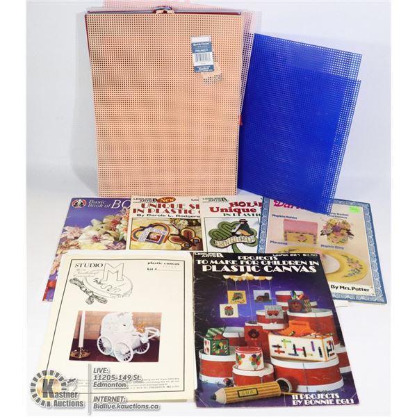 COLOURED PLASTIC CANVAS SHEETS, PLASTIC CANVAS