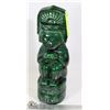 Image 1 : VINTAGE GREEN TIKI/MAYAN KAHLUHA BOTTLE