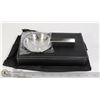 Image 1 : ASH-YH-226 BLACK LEATHER ASHTRAY WITH DRAWER