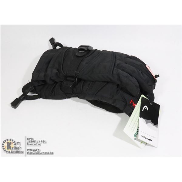 NEW  HEAD JR SKI GLOVES SIZE: MEDIUM