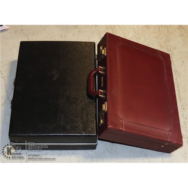 2  BRIEFCASES - SAMSONITE AND HOLIDAY