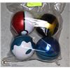 Image 1 : X4 POKEMON COLLECTORS TINS, BALLS, EMPTY