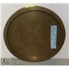Image 1 : ANTIQUE COPPER TRAY/WALL PLAQUE.